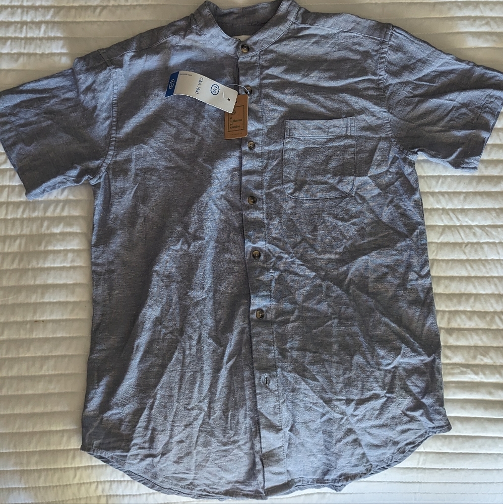 Blue tunic shirt sleeve size:Small